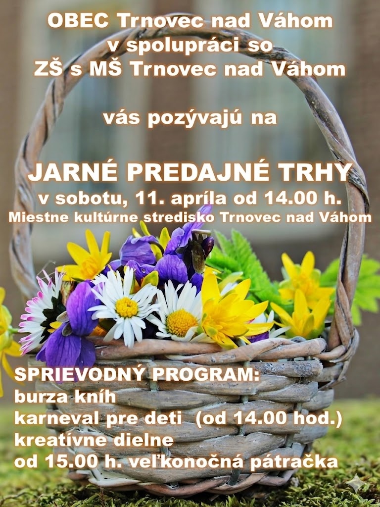 Jarné trhy s pátračkou - Obrázok 1