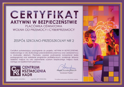 Odnośnik: https://www.ckk.org.pl/aktywni-w-bezpieczenstwie---placowka-oswiatowa-wolna-od-przemocy-i-cyberprzemocy