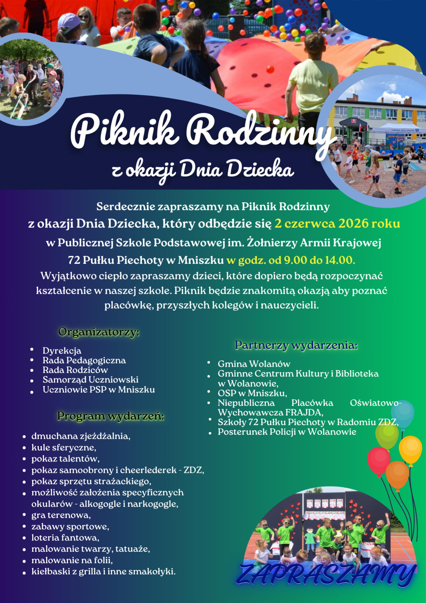 PIKNIK RODZINNY Z OKAZJI DNIA DZIECKA - Obrazek 1