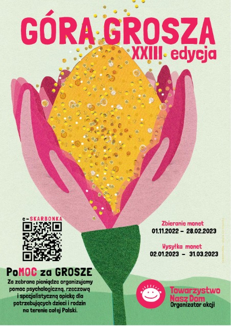 Plakat dotyczący XXIII edycji akcji Góra Grosza.