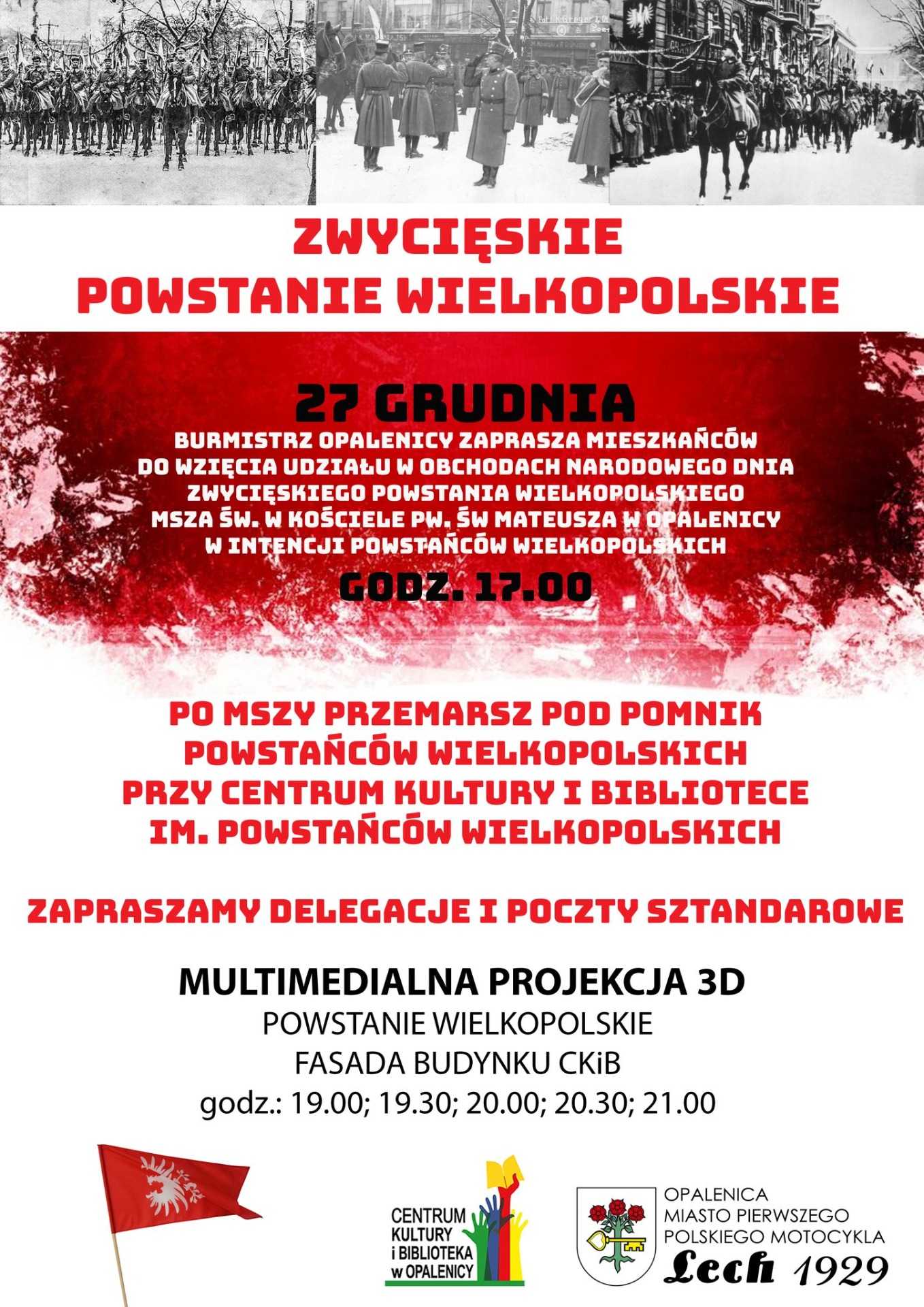 Obchody Narodowe Dnia Zwycięskiego Powstania Wielkopolskiego w Opalenicy - Obrazek 1