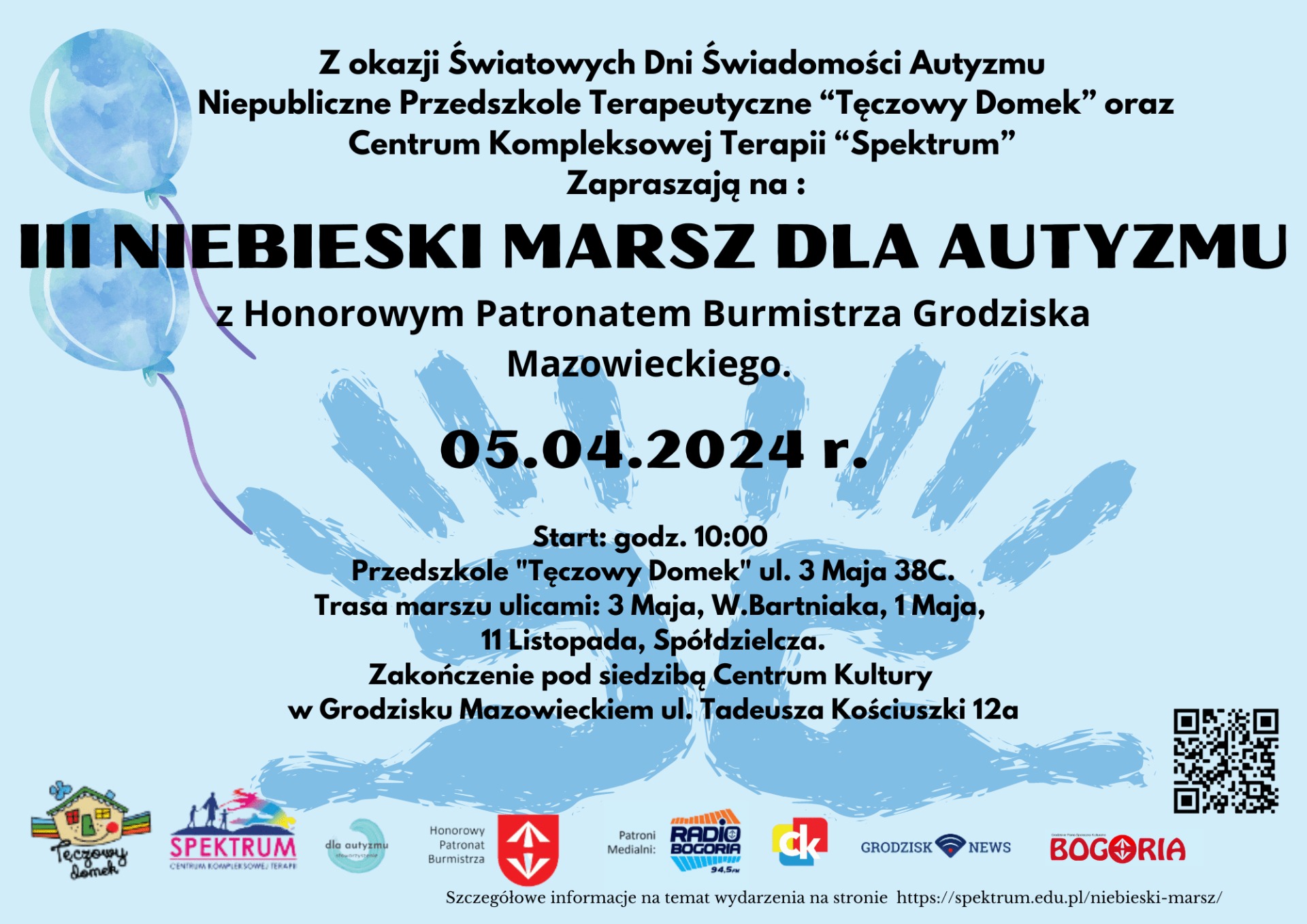 III Niebieski Marsz dla Autyzmu w Grodzisku Mazowieckim - Obrazek 1