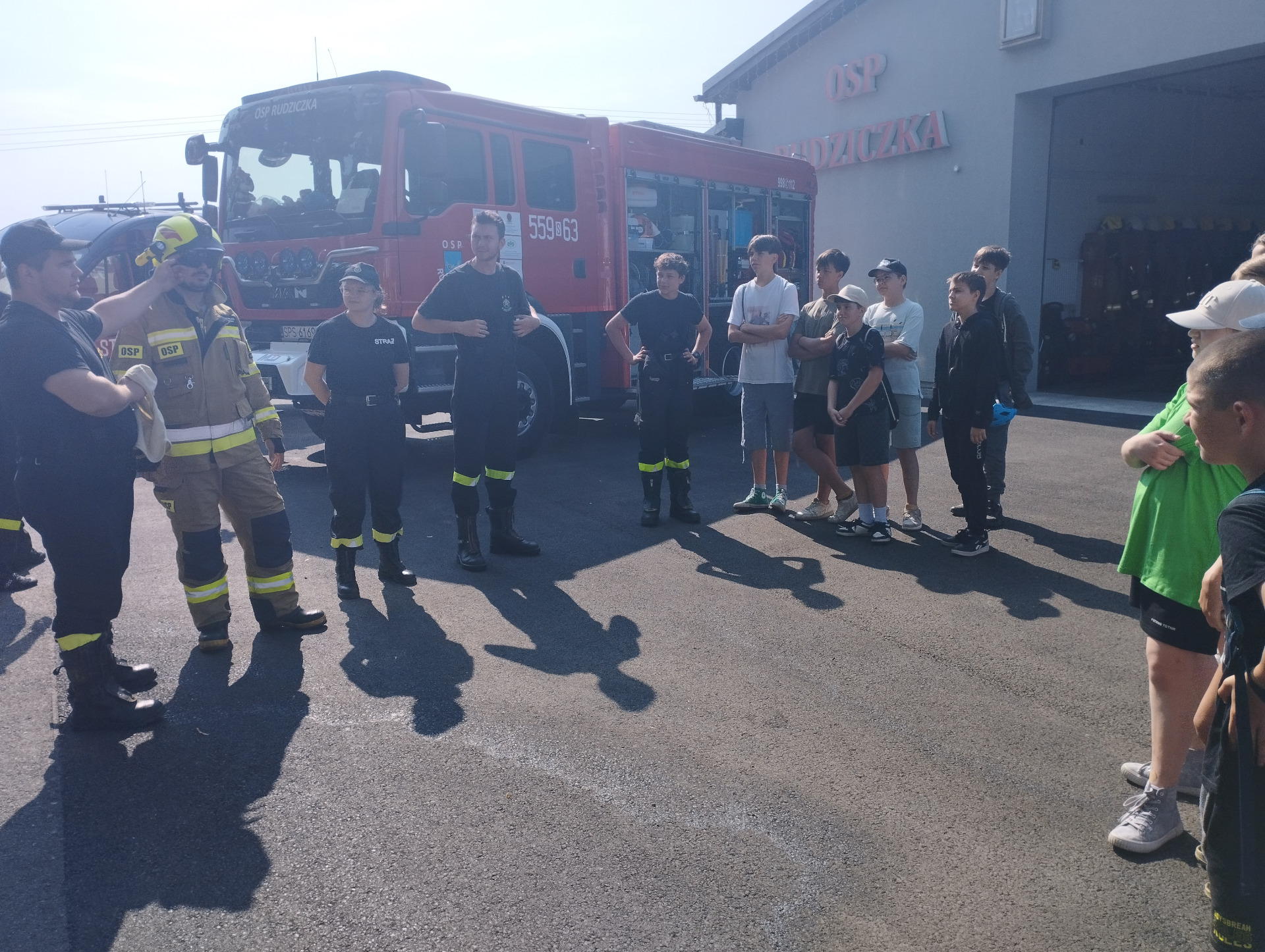 Spotkanie ze strażakami OSP Rudziczka - Lab.P - Obrazek 5