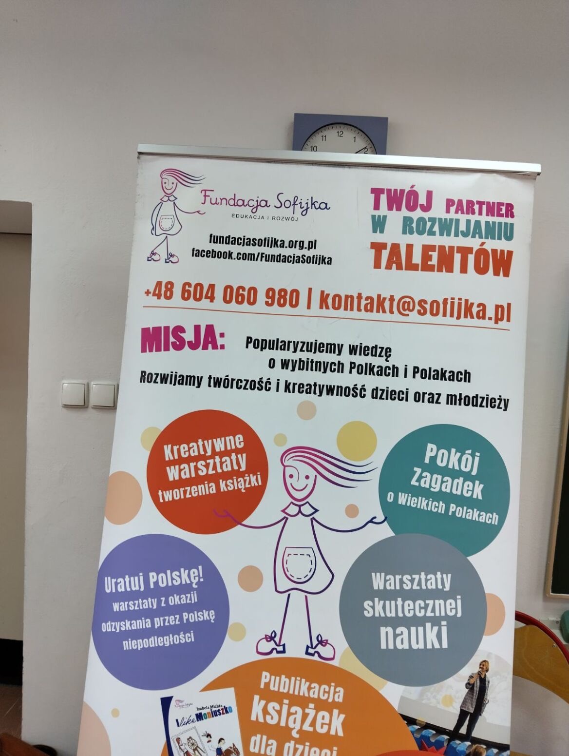 Plakat fundacji Sofijka