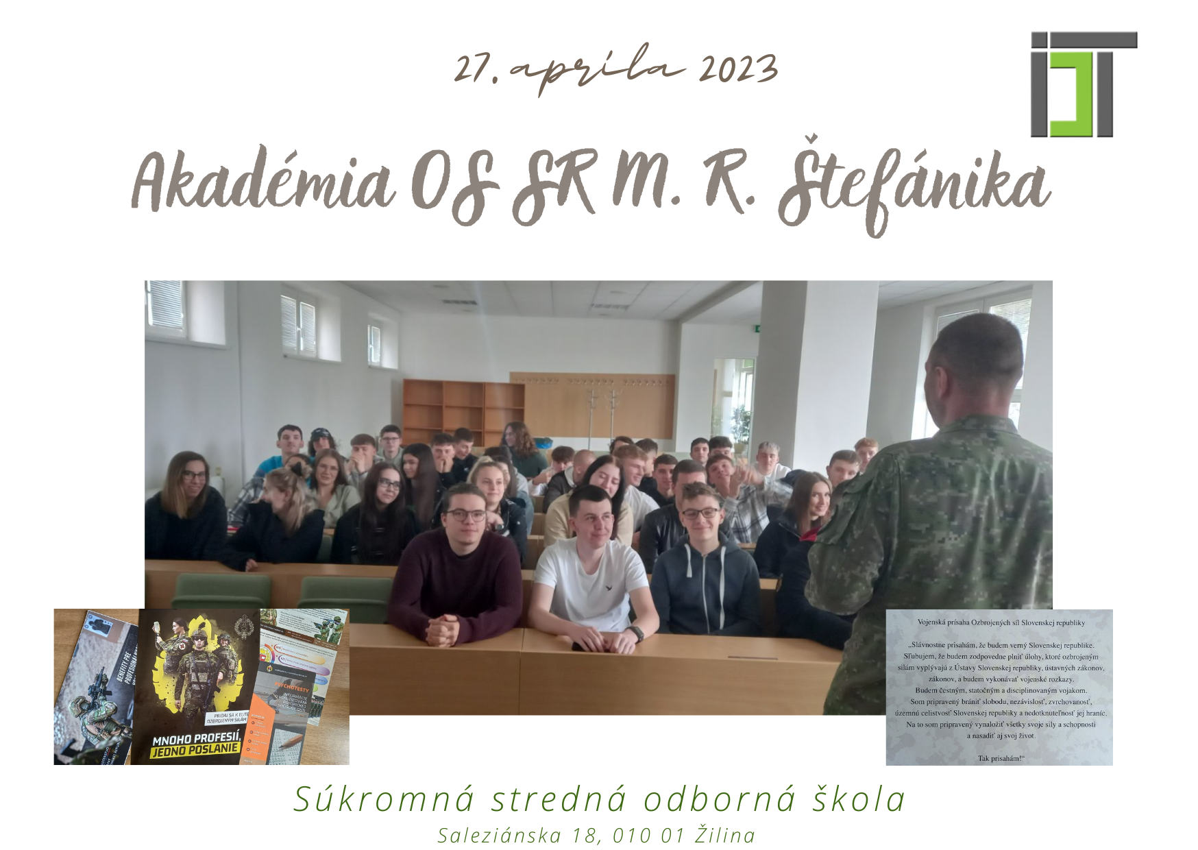 Prednáška z akadémie ozbrojených síl generála M. R. Štefánika - Obrázok 1
