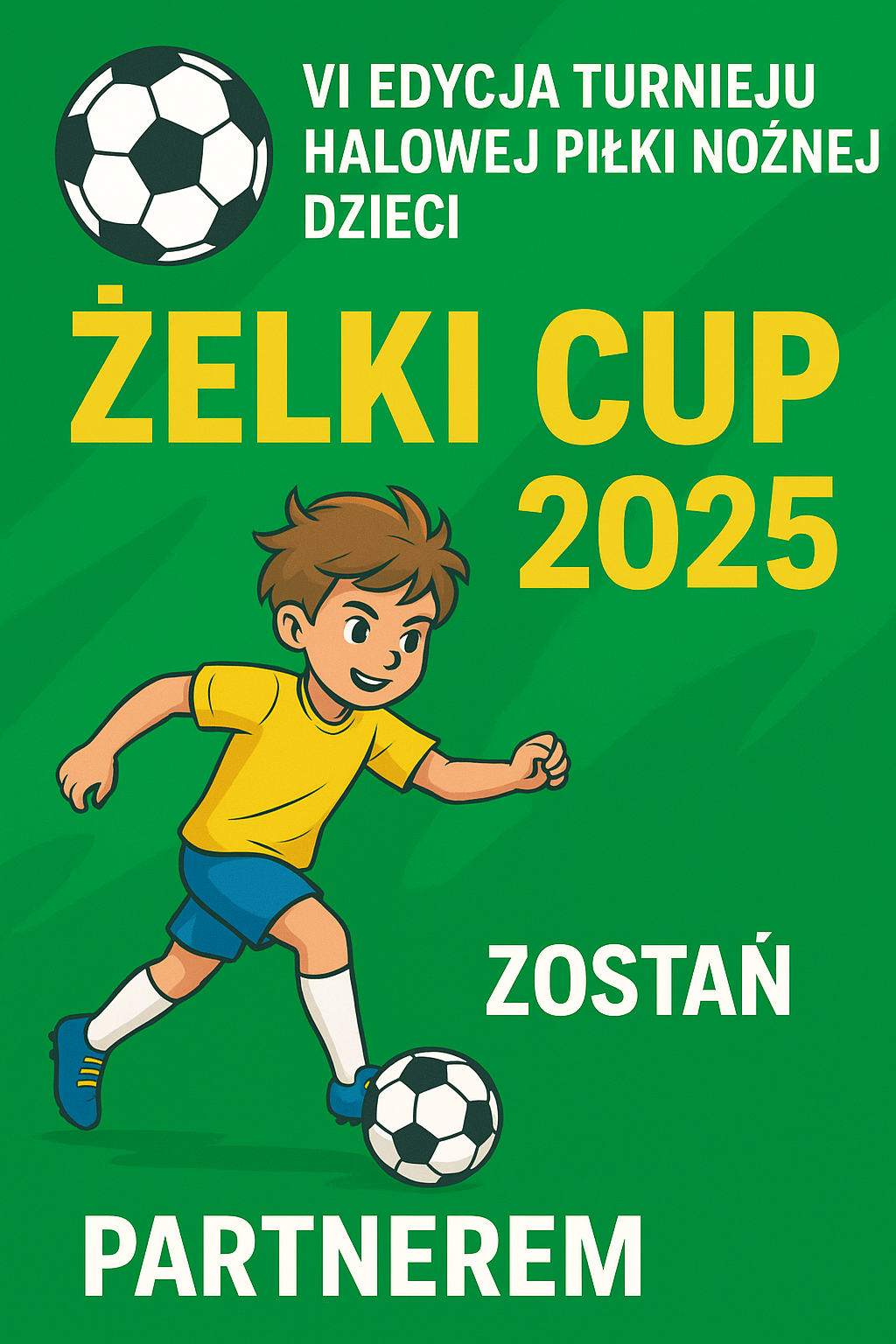 VI Edycja Turnieju Halowej Piłki Nożnej Dzieci „Żelki Cup 2025” - Obrazek 1