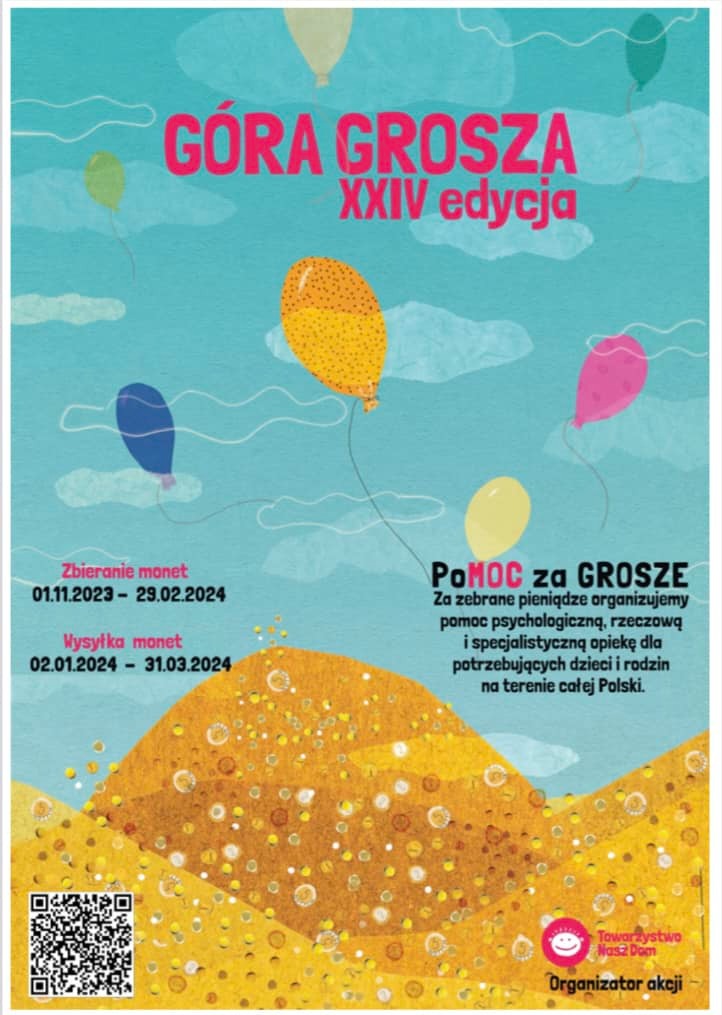 Plakat XXIV edycji akcji charytatywnej "Góra Grosza".
