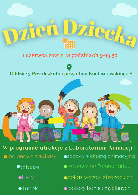 1 czerwca 2022 - Dzień Dziecka w Szkole Podstawowej nr 4 im. I. J. Paderewskiego - Obrazek 2