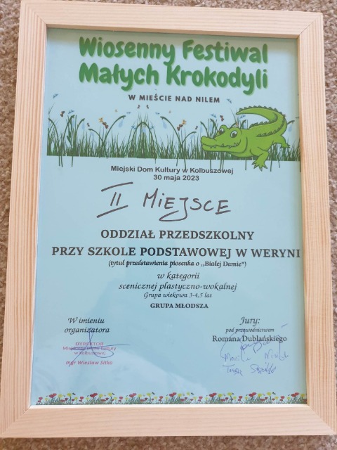 Przedszkolaki z nagrodami na festiwalu Małych Krokodyli - Obrazek 2
