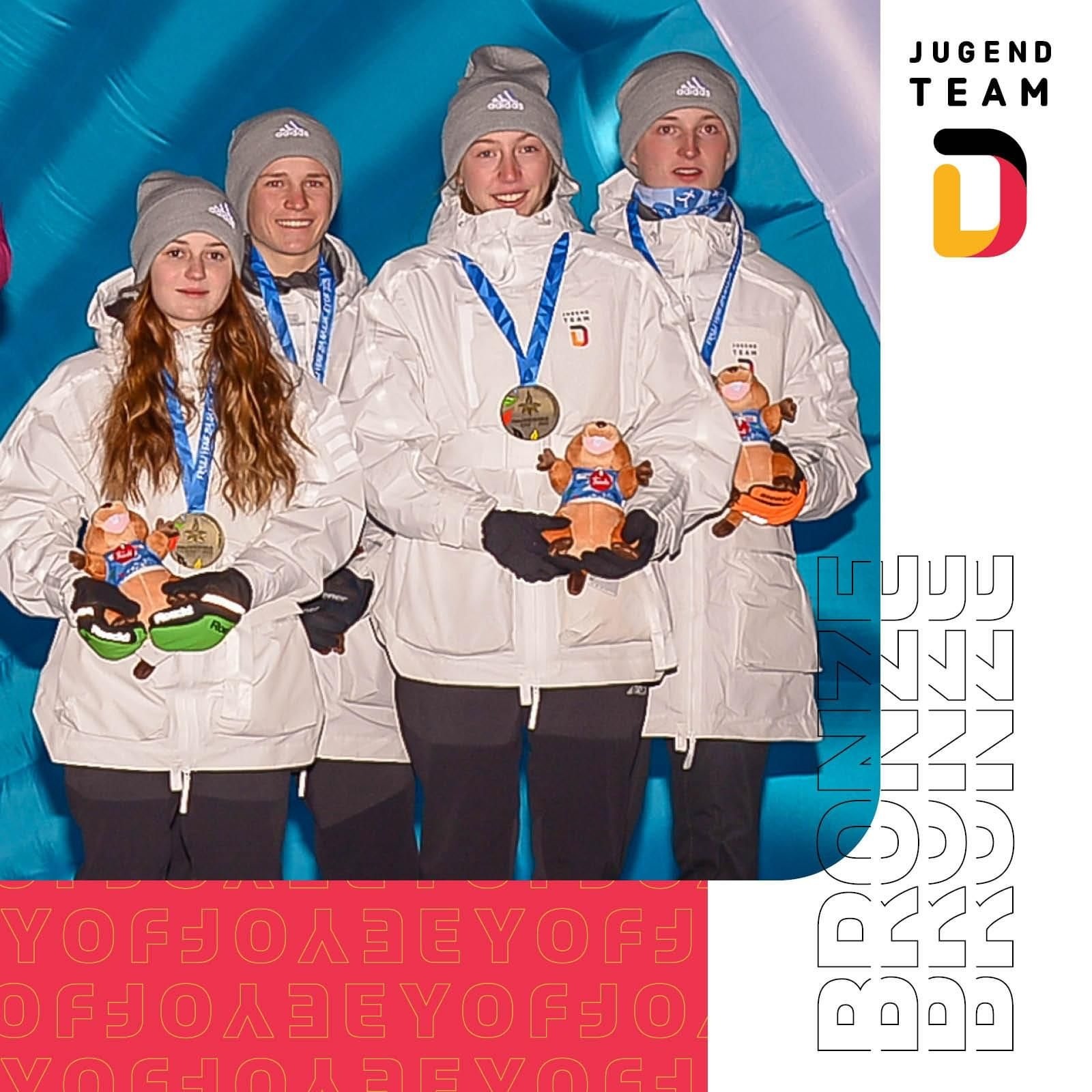 26.01.2023: Bronze für das Mixed-Team bei EYOF - Bild 1