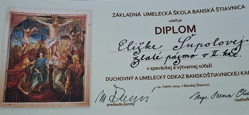 gratulujeme Eliške Šupolovej z prímy - Obrázok 2