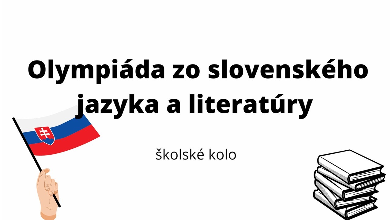 Olympiáda zo slovenského jazyka a literatúry - Obrázok 1
