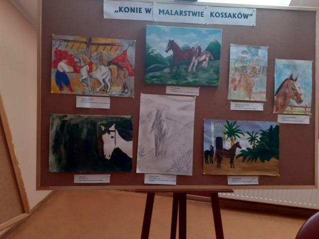 ,,Konie w malarstwie Kossaków"- wyróżnienie w konkursie plastycznym. - Obrazek 2