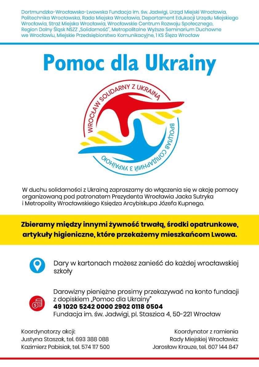 POMOC DLA UKRAINY  - Obrazek 1
